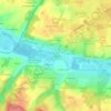 Mapa topográfico Le Château, altitude, relevo