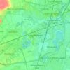 Mapa topográfico Lingolsheim, altitude, relevo