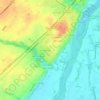 Mapa topográfico Clos de Bordeaux, altitude, relevo