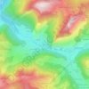 Mapa topográfico Les Portes, altitude, relevo