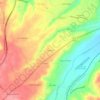 Mapa topográfico Travasso, altitude, relevo
