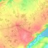 Mapa topográfico Les Rues, altitude, relevo