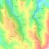 Mapa topográfico Virigo, altitude, relevo