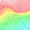 Mapa topográfico San Hipólito Xochiltenango, altitude, relevo