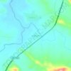 Mapa topográfico Santa Lucia, altitude, relevo
