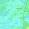 Mapa topográfico Pokok Tampang, altitude, relevo