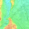 Mapa topográfico Beroux, altitude, relevo