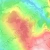 Mapa topográfico Chez Dubourvieux, altitude, relevo