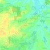 Mapa topográfico Panonnière, altitude, relevo