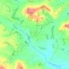 Mapa topográfico Bag Enderby, altitude, relevo