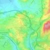 Mapa topográfico Pexiligais, altitude, relevo