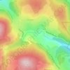 Mapa topográfico Les Cognières, altitude, relevo