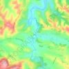 Mapa topográfico Zokoa, altitude, relevo