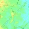 Mapa topográfico Saleby, altitude, relevo