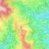 Mapa topográfico Saint-Clair, altitude, relevo