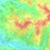 Mapa topográfico Le Terme Rouge, altitude, relevo