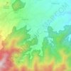 Mapa topográfico Cibeusi, altitude, relevo