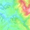 Mapa topográfico Coulagnes Basses, altitude, relevo