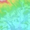 Mapa topográfico Les Dônes, altitude, relevo