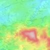 Mapa topográfico Les Bouiges d'En Haut, altitude, relevo
