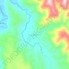Mapa topográfico Ciudad de Dios, altitude, relevo