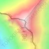 Mapa topográfico Hillary Step, altitude, relevo
