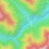 Mapa topográfico San Pedro de Kasasani, altitude, relevo