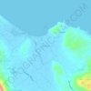 Mapa topográfico Alykanas, altitude, relevo