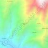 Mapa topográfico La Palma Del Lirio, altitude, relevo