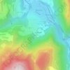Mapa topográfico Botolière, altitude, relevo