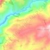 Mapa topográfico Casal Sandinho, altitude, relevo