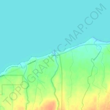 Mapa topográfico Silver City, altitude, relevo