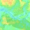 Mapa topográfico La Frelaudais, altitude, relevo