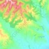 Mapa topográfico Παλαιό Κεραμίδι, altitude, relevo