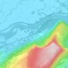 Mapa topográfico Le Replat, altitude, relevo