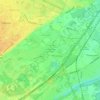 Mapa topográfico Zone d'Activité Les Pousses, altitude, relevo