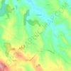 Mapa topográfico La Grélarié, altitude, relevo