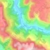 Mapa topográfico Lapeyre, altitude, relevo