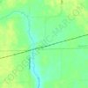 Mapa topográfico Parkman, altitude, relevo