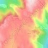 Mapa topográfico A Graña, altitude, relevo