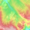 Mapa topográfico Villamudria, altitude, relevo
