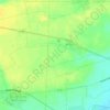 Mapa topográfico Les Bonbons, altitude, relevo