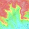 Mapa topográfico Hameau d'Eaux, altitude, relevo