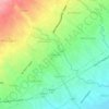 Mapa topográfico Kahuman, altitude, relevo