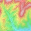 Mapa topográfico Kalblin, altitude, relevo