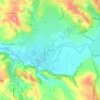 Mapa topográfico Le Joncas, altitude, relevo
