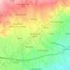 Mapa topográfico Kecamatan Sikur, altitude, relevo
