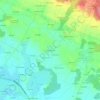 Mapa topográfico Calzac-Moulin, altitude, relevo
