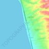 Mapa topográfico San Antonio del Mar, altitude, relevo