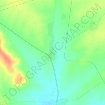 Mapa topográfico Shadar, altitude, relevo
